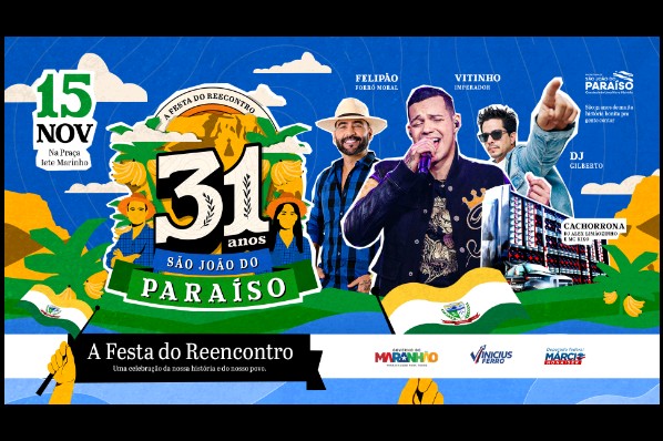 Prefeitura de São João do Paraíso comemora seus 31 anos!
